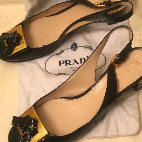 Prada sling back shoes - Picture 2 of 11